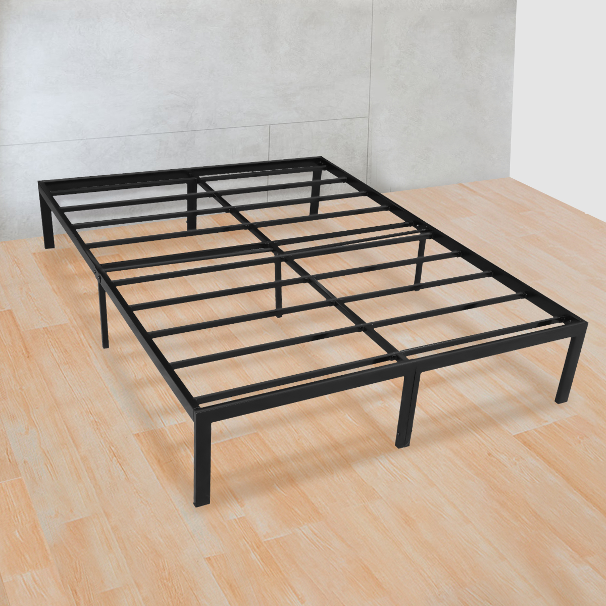 Kingso 14 Inch Metal Platform Bed Frameheavy Duty Steel Slatanti Slip