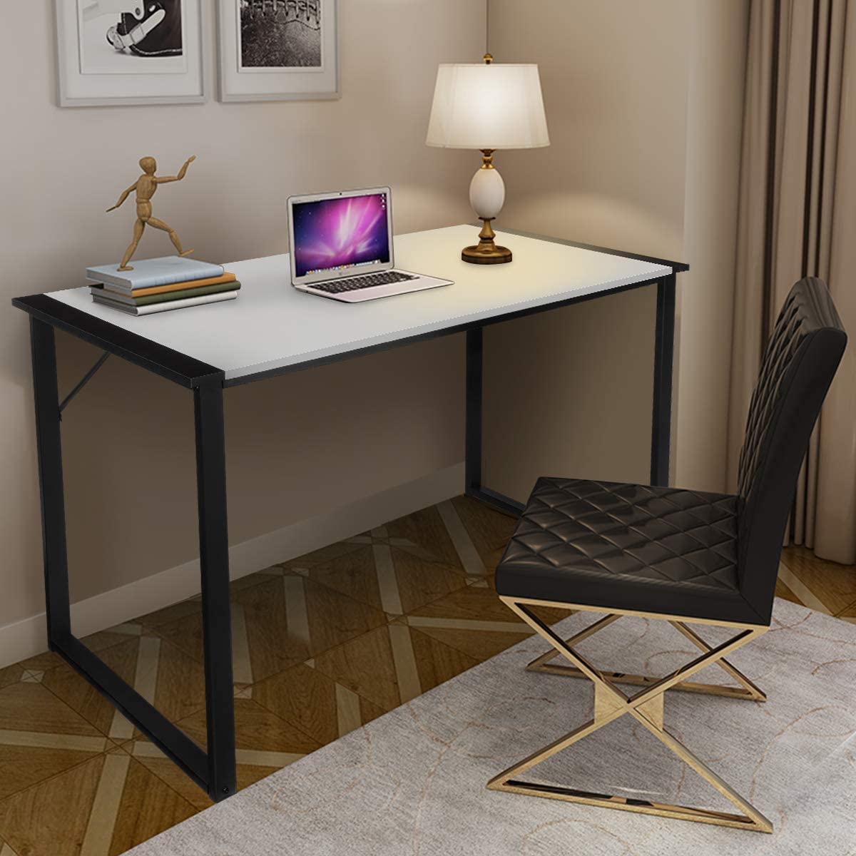 KingSo Computer Desk 39" Modern Simple Style Laptop Office Desk Wood