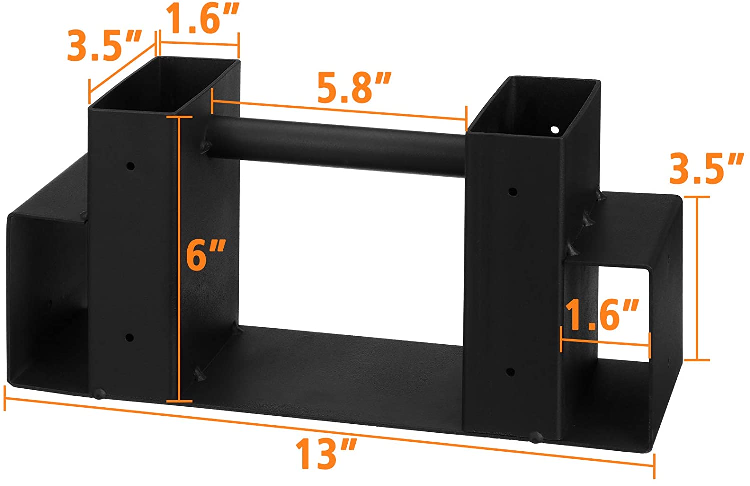KingSo Firewood Rack Bracket Kit Heavy Duty Steel Log Wood Rack